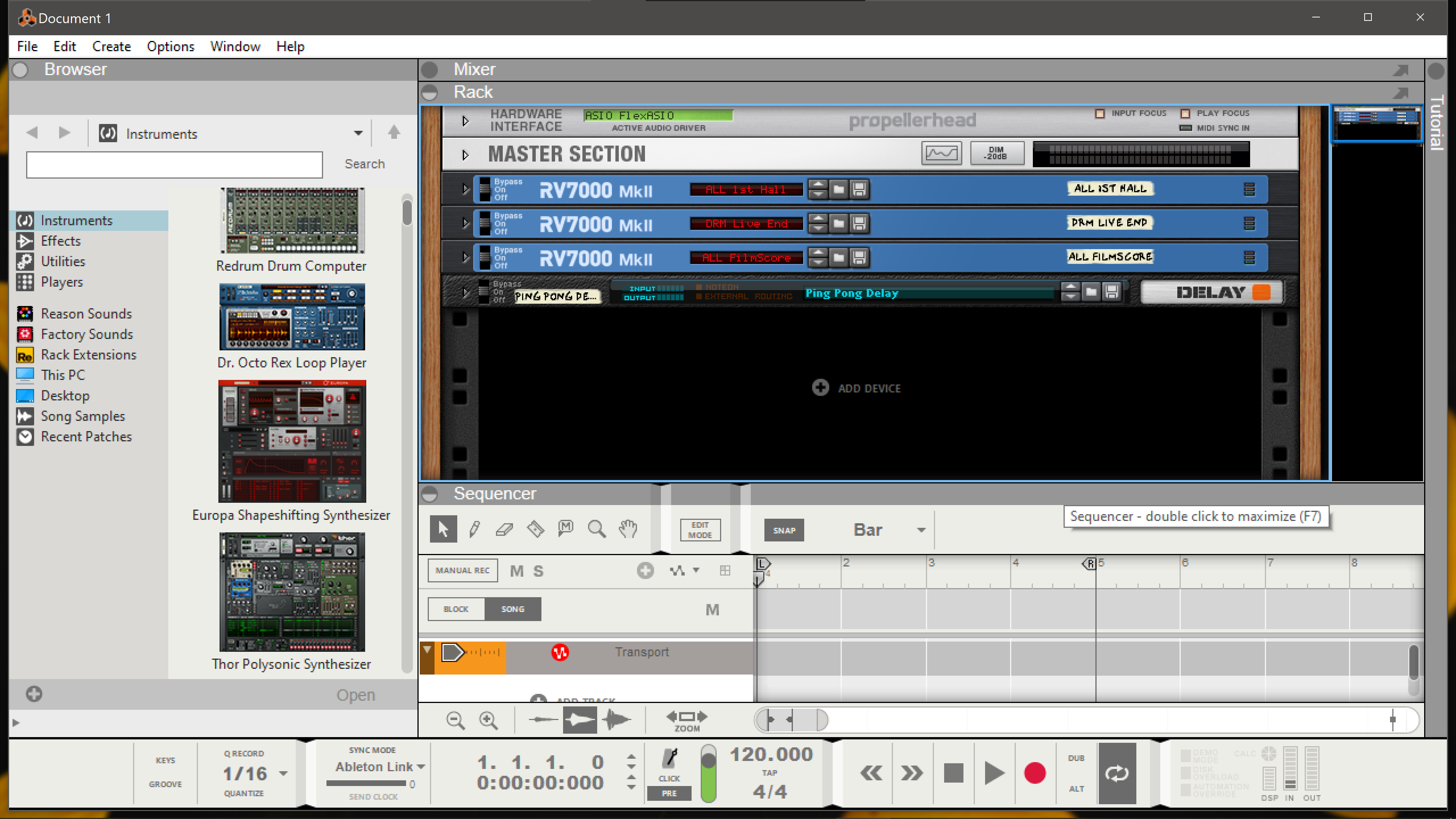 Reason Studios Reason 10 Lite